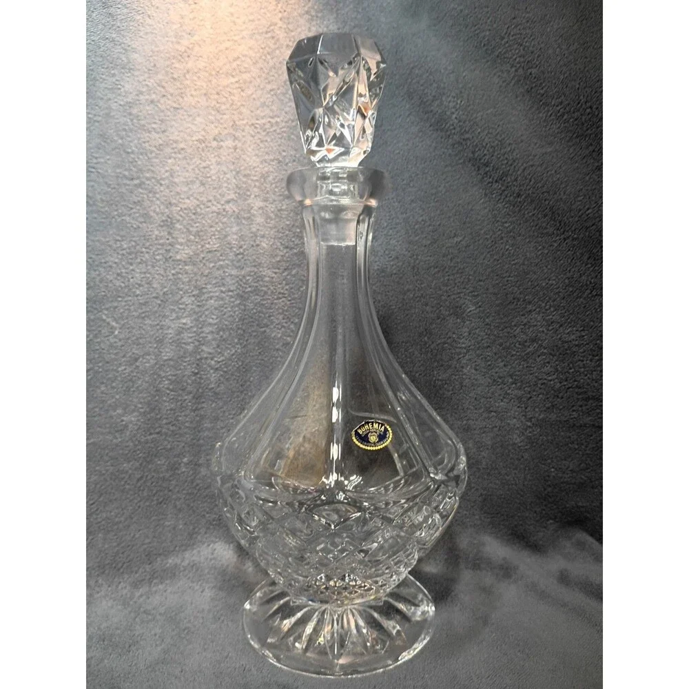 Bohemian 24% PbO Lead Crystal Decanter 12